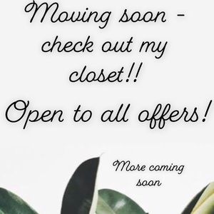 Closet Clean Out!
